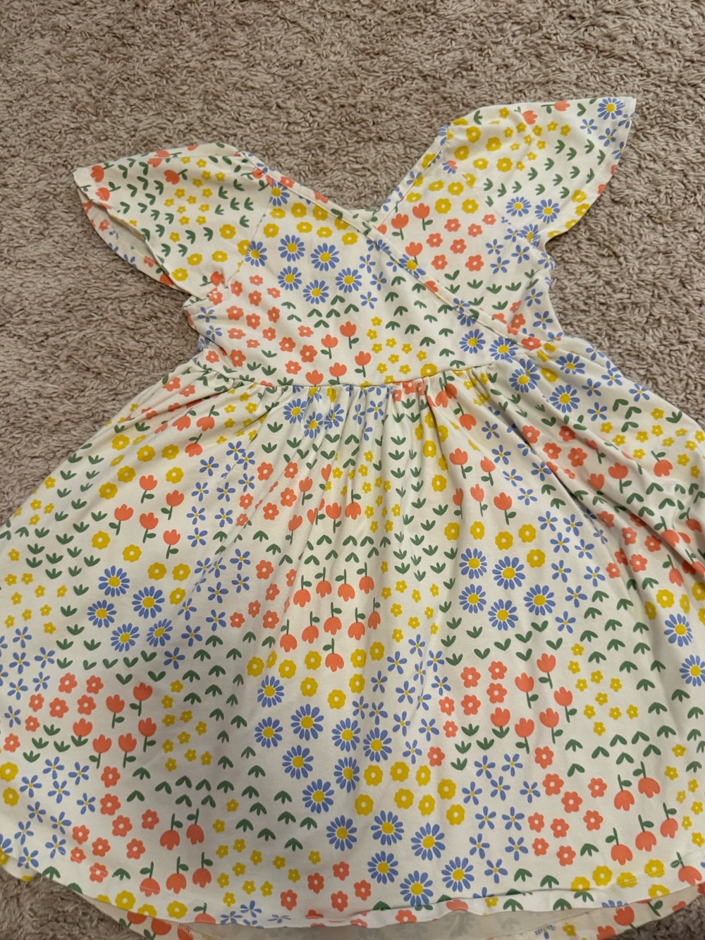 Hanna Andersson Flutter-Sleeve Dress